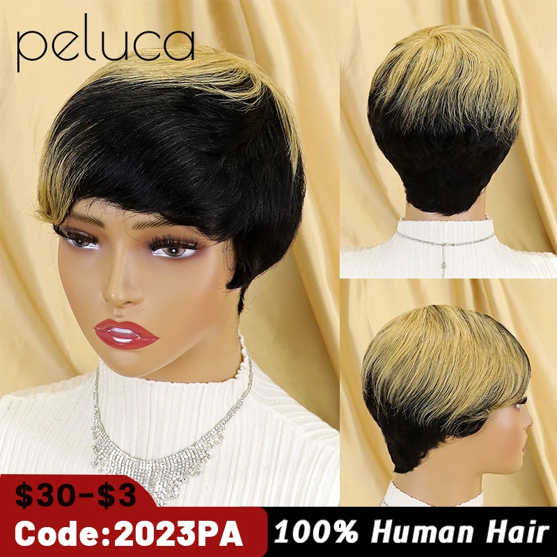 Natural Color Short Bob Straight Human Wigs With Bangs Brazilian Virgin Hair Pixie Cut Wig Cheap Human Hair Wig For Black Women
Natural Color Short Bob Straight Human Wigs With Bangs Brazilian Virgin Hair Pixie Cut Wig Cheap Human Hair Wig For Black Women