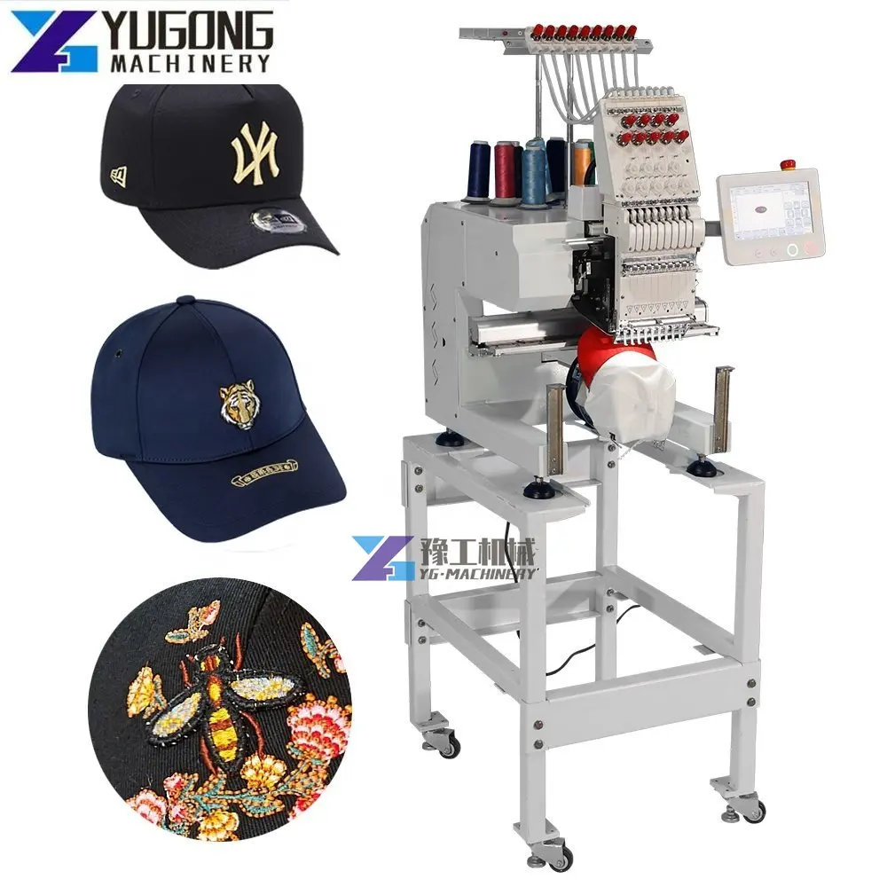 1-4head Single Head Flat Garment Pillow Towel Bag T-shirt Cap Computer Embroidery Machine Computerized Monogram Machine
1-4head Single Head Flat Garment Pillow Towel Bag T-shirt Cap Computer Embroidery Machine Computerized Monogram Machine