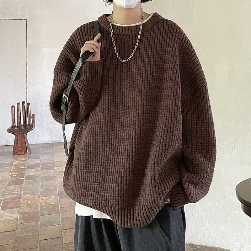 Winter Thickened Sweater Men Warm Fashion 4-color Thick Knitted Pullover Men Korean Loose Long Sleeve Sweater Mens Jumper M-2XL
Winter Thickened Sweater Men Warm Fashion 4-color Thick Knitted Pullover Men Korean Loose Long Sleeve Sweater Mens Jumper M-2XL