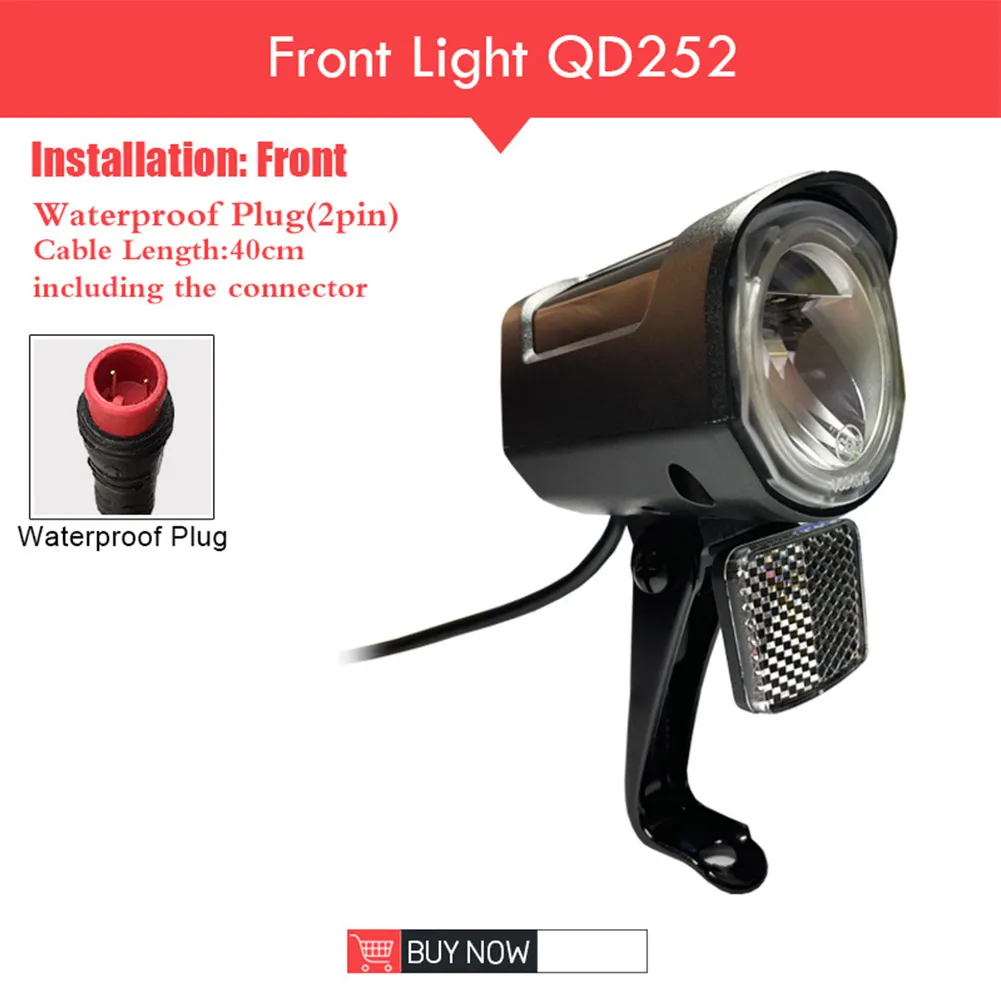 12-72V E-bike Headlight LED Headlamp Electric Bicycle Front Light SM Waterproof Connector Plug Universal Cycling Accessories
12-72V E-bike Headlight LED Headlamp Electric Bicycle Front Light SM Waterproof Connector Plug Universal Cycling Accessories