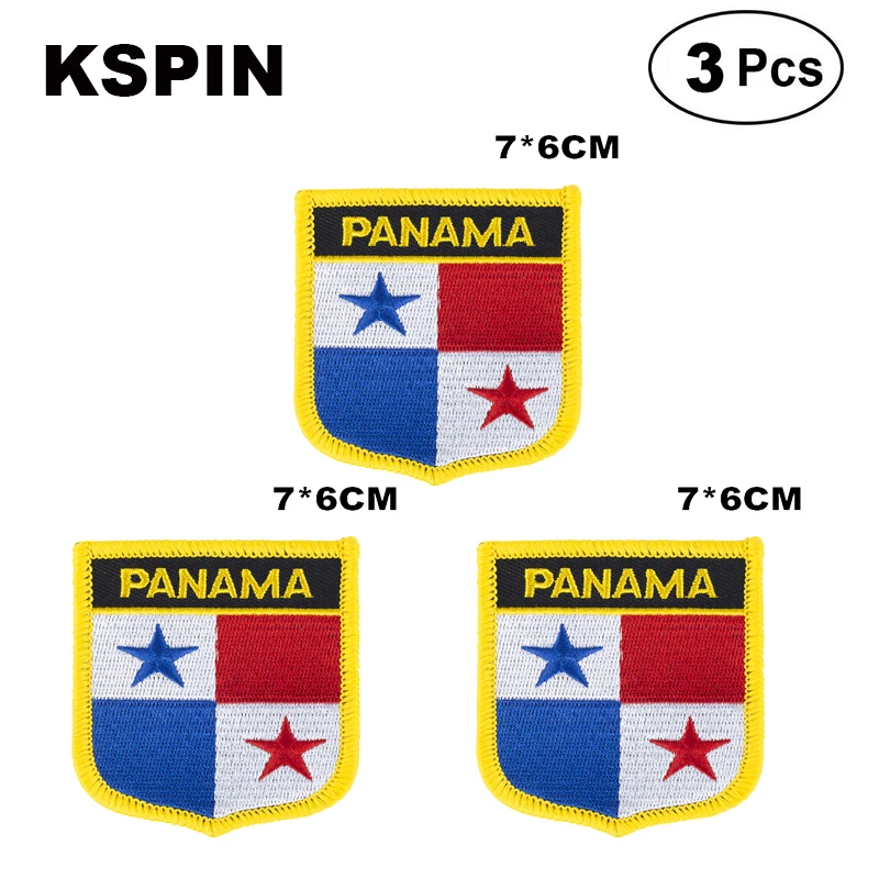 Panama Shiled Shape flag patches national flag patches for Cothing DIY Decoration 
Panama Shiled Shape flag patches national flag patches for Cothing DIY Decoration