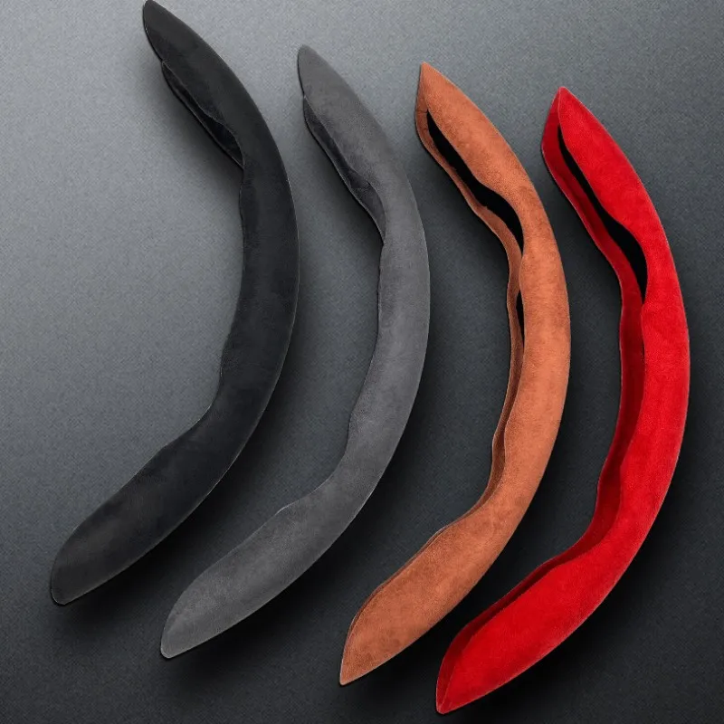 New 2 Halves Car Steering Wheel Cover 38cm 15inch Fur Material Wheel Booster Cover Anti-skid car Accessories
New 2 Halves Car Steering Wheel Cover 38cm 15inch Fur Material Wheel Booster Cover Anti-skid car Accessories