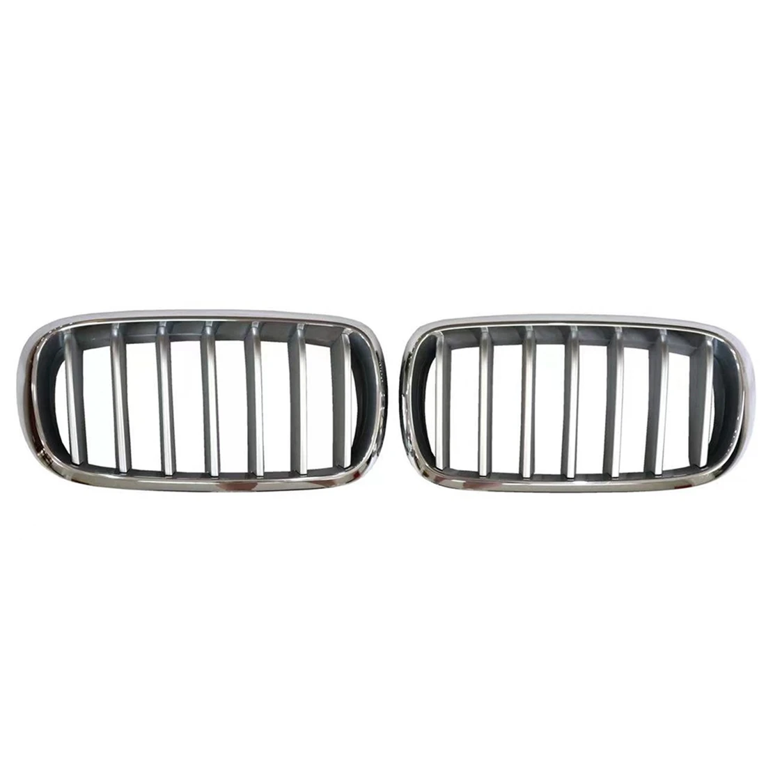 X5 F15 Grill Front Radiator Kidney Grille 51117303107 51117303108 for BMW- X5 F15 2013-2018 Accessories ,Silver
X5 F15 Grill Front Radiator Kidney Grille 51117303107 51117303108 for BMW- X5 F15 2013-2018 Accessories ,Silver