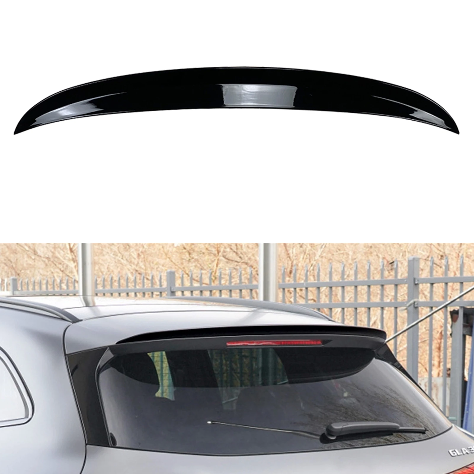 Gloss Black Car Rear Roof Spoiler Wing Trunk Lid Splitter Lip For Mercedes Benz GLA Class H247 GLA180 200 GLA35 AMG 2020-2022
Gloss Black Car Rear Roof Spoiler Wing Trunk Lid Splitter Lip For Mercedes Benz GLA Class H247 GLA180 200 GLA35 AMG 2020-2022