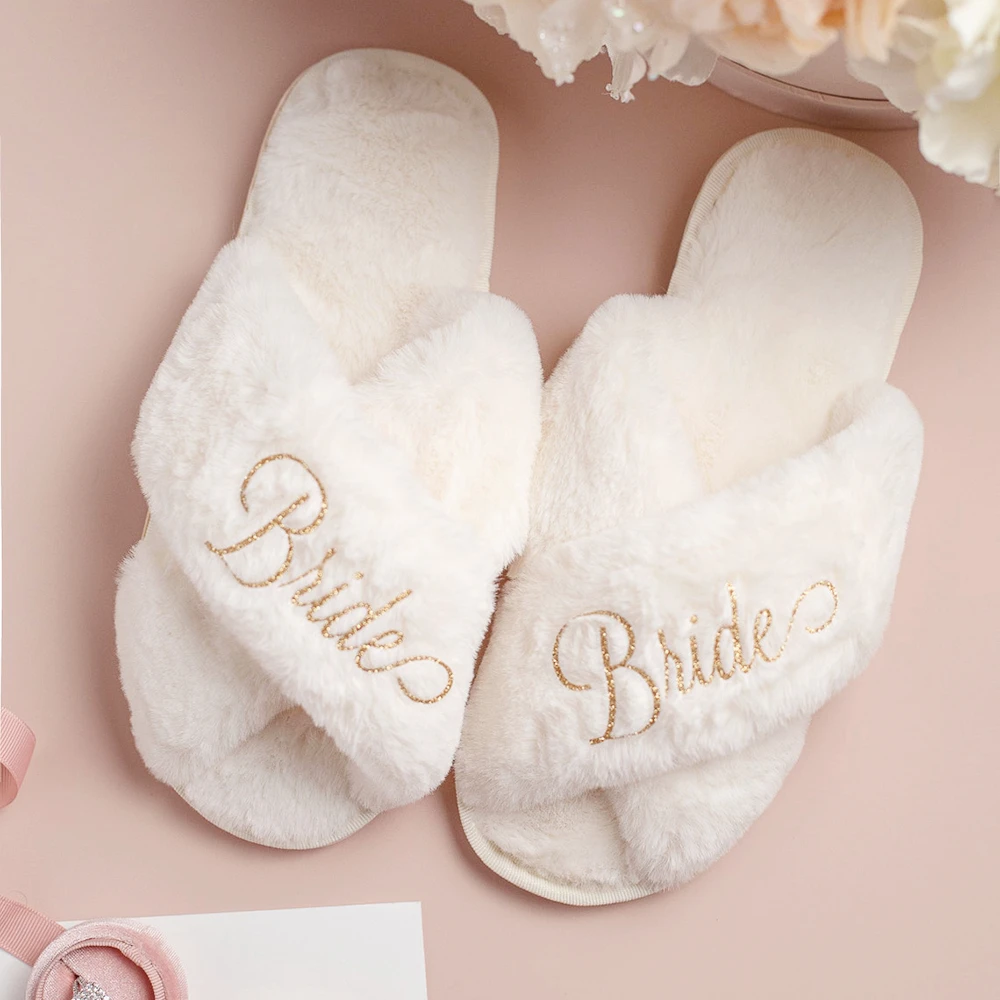 Personalized Wedding Team Bride to be Party Gifts Custom Name Maid of Honor Bridesmaid Slippers Gift for Guests
Personalized Wedding Team Bride to be Party Gifts Custom Name Maid of Honor Bridesmaid Slippers Gift for Guests