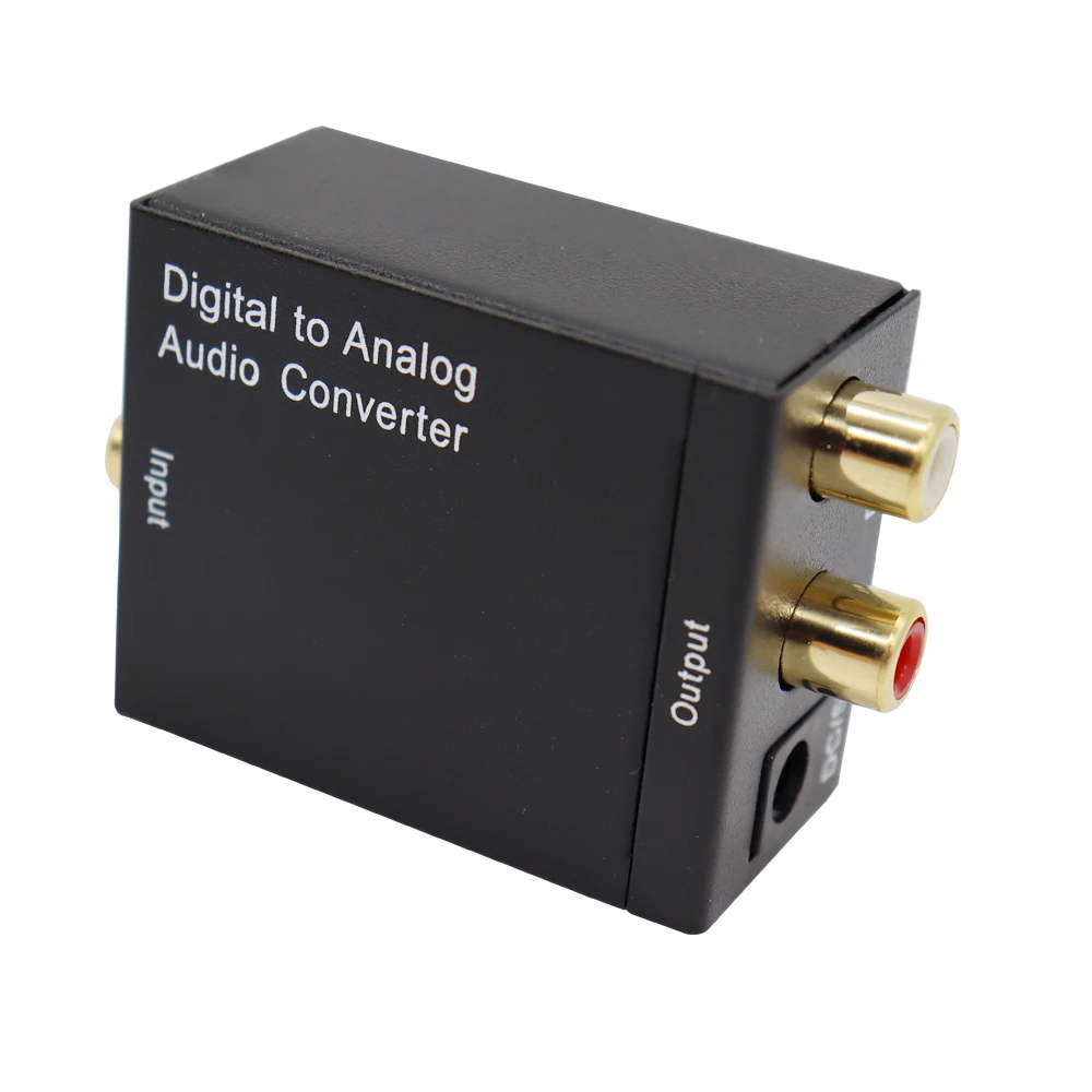Digital To Analog Audio Converter Optical Fiber Toslink Coaxial Signal To RCA R/L Audio Decoder SPDIF Stereo ATV DAC Amplifier
Digital To Analog Audio Converter Optical Fiber Toslink Coaxial Signal To RCA R/L Audio Decoder SPDIF Stereo ATV DAC Amplifier