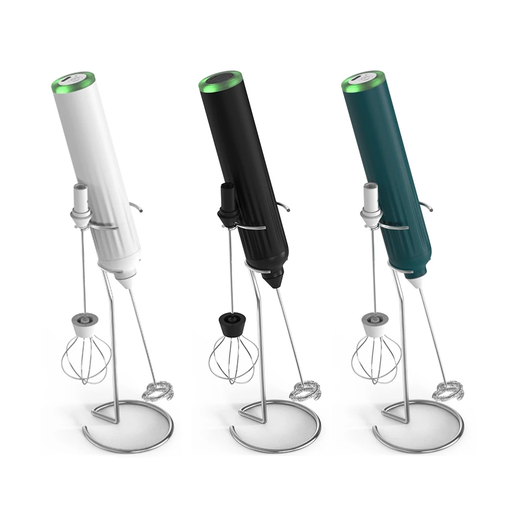 Mini Milk Frother Handheld Electric Foam Maker USB Rechargeable Stainless Steel Egg Beater Coffee Drink Mixer Blender with Stand
Mini Milk Frother Handheld Electric Foam Maker USB Rechargeable Stainless Steel Egg Beater Coffee Drink Mixer Blender with Stand