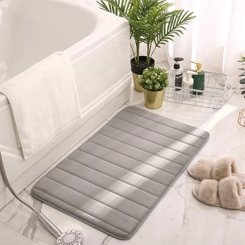 Soft Bathroom Mat Home Shower Cotton Bath Rug Corridor Coral Fleece Water Absorbent Carpet Anti-slip Product Kitchen Floor Set
Soft Bathroom Mat Home Shower Cotton Bath Rug Corridor Coral Fleece Water Absorbent Carpet Anti-slip Product Kitchen Floor Set