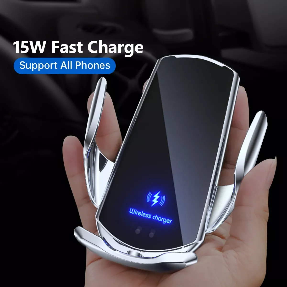 NEW QI Wireless Charger Car Mount for Air Vent Mount Car Phone Holder for Samsung S21 S20 S10 Intelligent Infrared Car Charger
NEW QI Wireless Charger Car Mount for Air Vent Mount Car Phone Holder for Samsung S21 S20 S10 Intelligent Infrared Car Charger