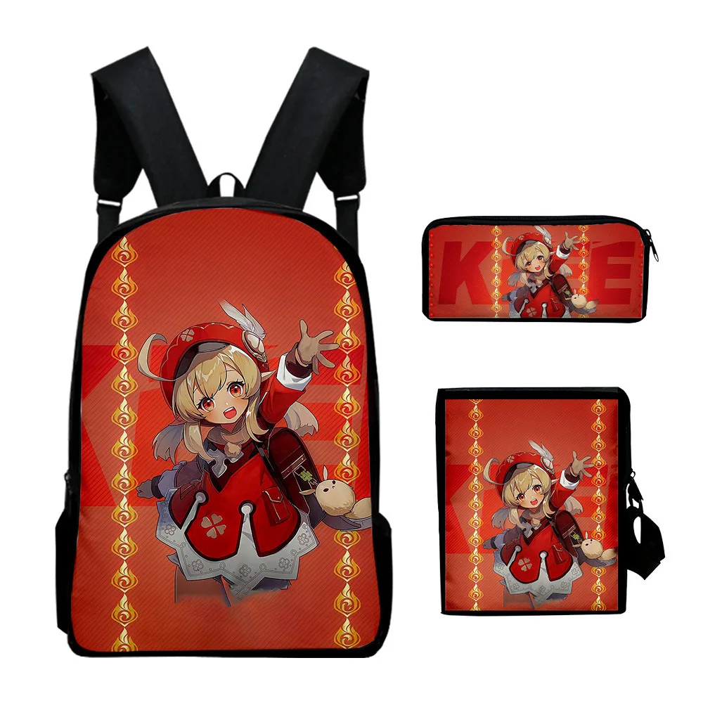 Trendy Fashion Genshin Impact 3D Print 3pcs/Set pupil School Bags Laptop Daypack Backpack Inclined shoulder bag Pencil Case
Trendy Fashion Genshin Impact 3D Print 3pcs/Set pupil School Bags Laptop Daypack Backpack Inclined shoulder bag Pencil Case