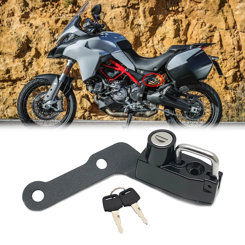 Для Ducati Multistrada 1200S SPORT Enduro V2/S Multi strada 950 950S крепление для шлема с 2 кнопками сбоку защита от кражи
Для Ducati Multistrada 1200S SPORT Enduro V2/S Multi strada 950 950S крепление для шлема с 2 кнопками сбоку защита от кражи