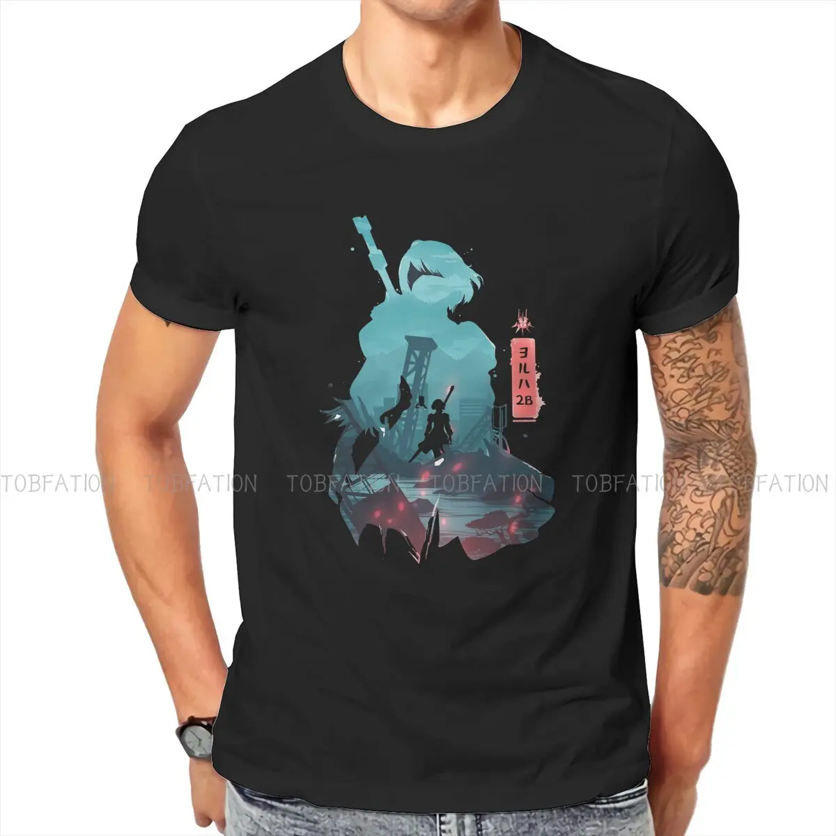 NieR Automata Game 2B Minimalistic Portrait Tshirt Homme Men's Polyester Clothes Blusas T Shirt For Men
NieR Automata Game 2B Minimalistic Portrait Tshirt Homme Men's Polyester Clothes Blusas T Shirt For Men