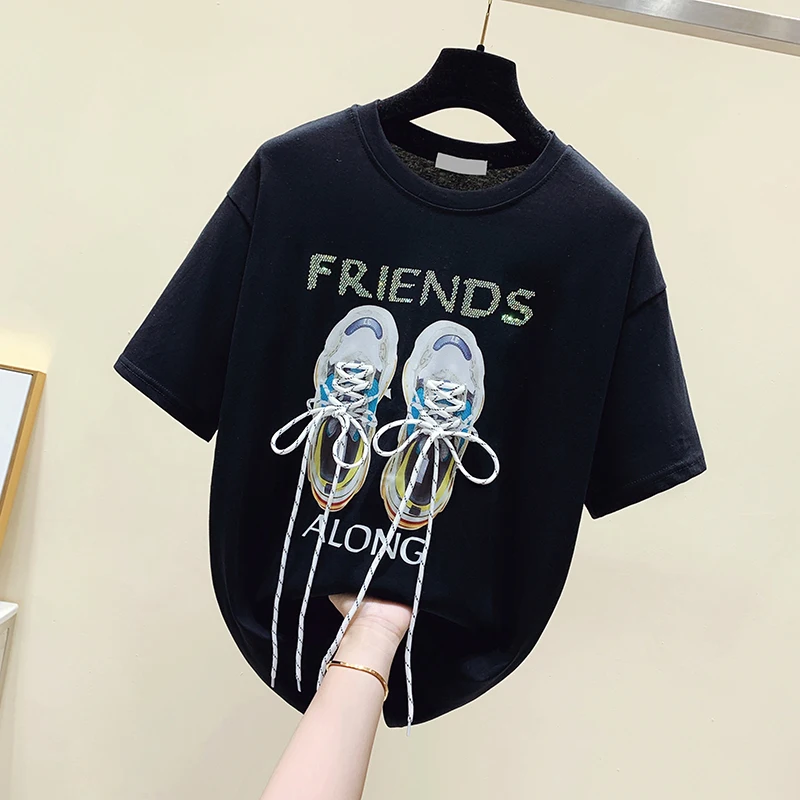 Hot sale 2022 Women O-neck Collar Basic Casual Oversize Shirt Women Fashion Shoes pattern tops tees
Hot sale 2022 Women O-neck Collar Basic Casual Oversize Shirt Women Fashion Shoes pattern tops tees
