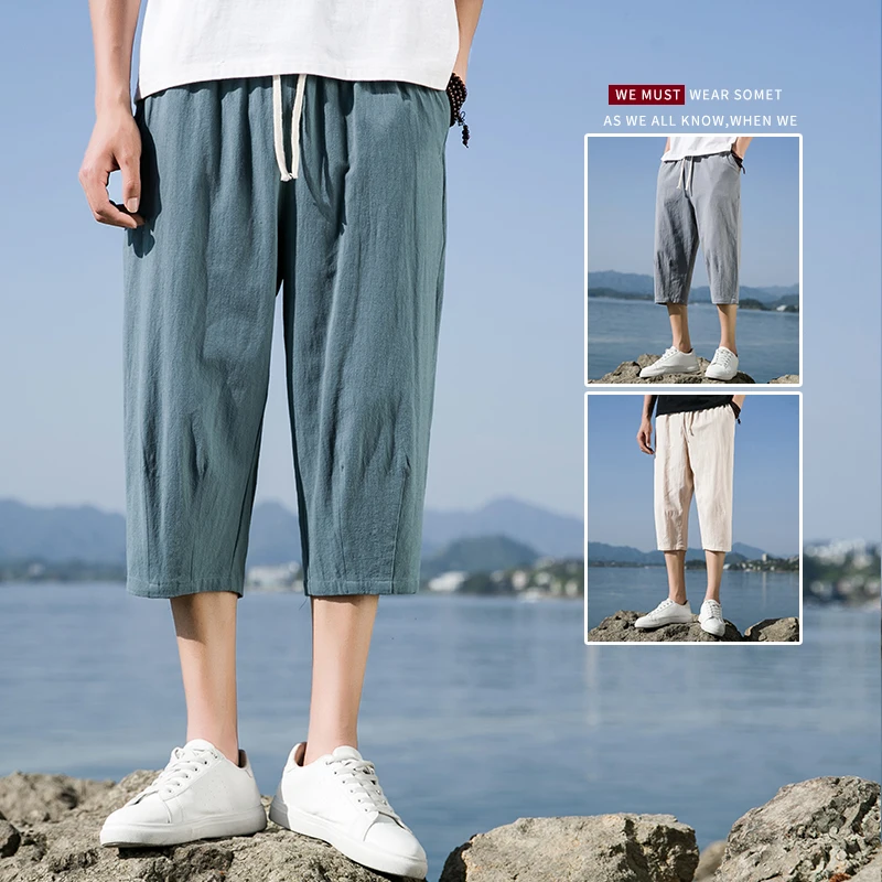2022 Summer New Men's Casual Shorts Cotton Linen Loose Fashion Trend Outdoor Sports Daily Pants
2022 Summer New Men's Casual Shorts Cotton Linen Loose Fashion Trend Outdoor Sports Daily Pants