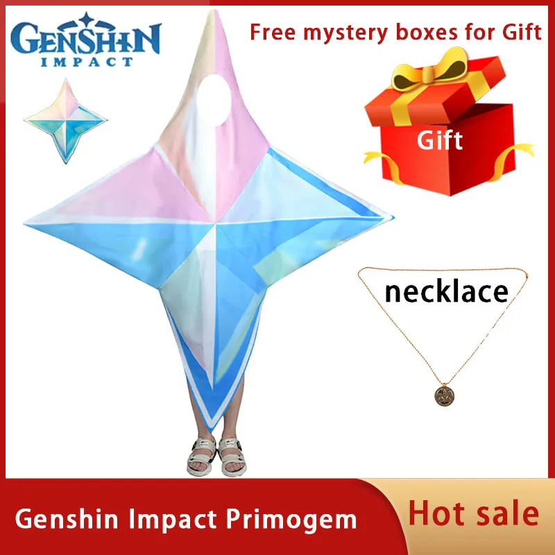 Костюм Аниме для косплея из игры Genshin Impact Primogem, полный комплект на Хэллоуин, для маскарада, вечевечерние, коробки для нижнего белья в подарок
Костюм Аниме для косплея из игры Genshin Impact Primogem, полный комплект на Хэллоуин, для маскарада, вечевечерние, коробки для нижнего белья в подарок