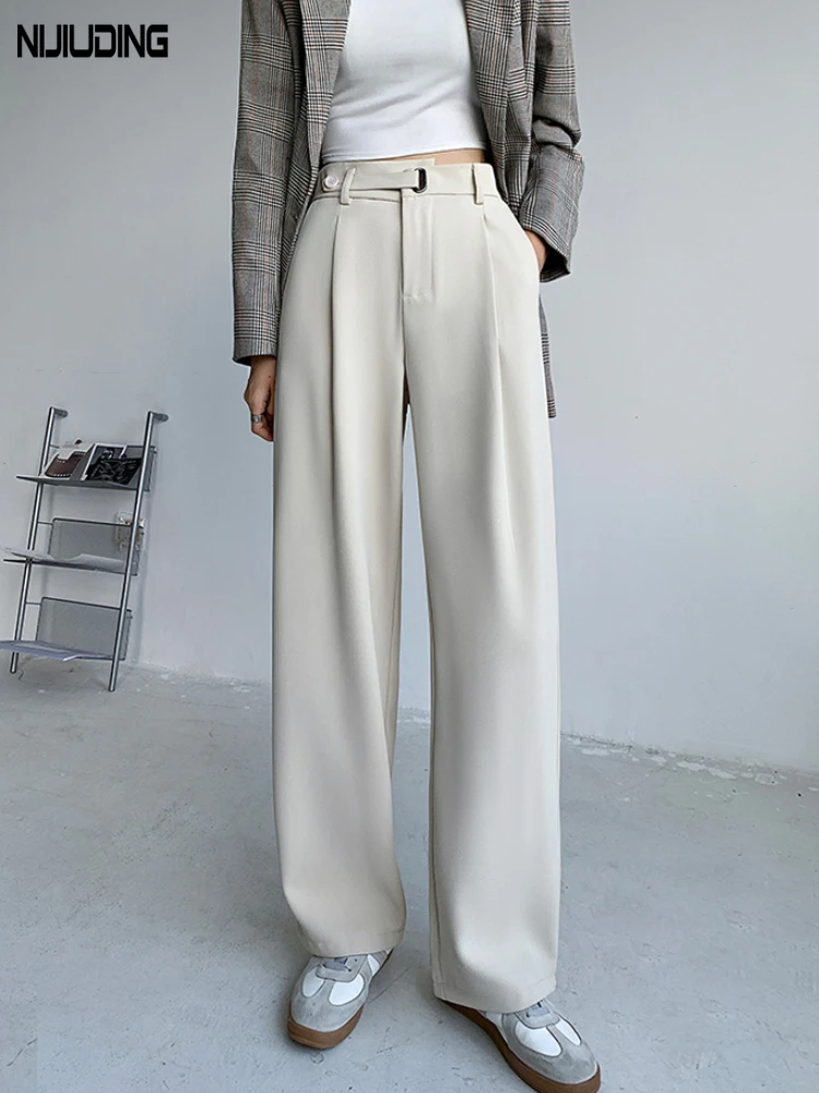 2022 Spring Autumn Women Wide Leg Pant Casual Loose High Waist Solid Long Trousers Office Lady Blue Black Apricot Woman Pants
2022 Spring Autumn Women Wide Leg Pant Casual Loose High Waist Solid Long Trousers Office Lady Blue Black Apricot Woman Pants