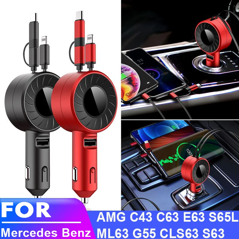 USB Type C Car Charger for iPhone Android HUAWEI HONOR Xiaomi Samsung for Mercedes Benz AMG C43 C63 E63 S65L ML63 G55 CLS63 S63
USB Type C Car Charger for iPhone Android HUAWEI HONOR Xiaomi Samsung for Mercedes Benz AMG C43 C63 E63 S65L ML63 G55 CLS63 S63