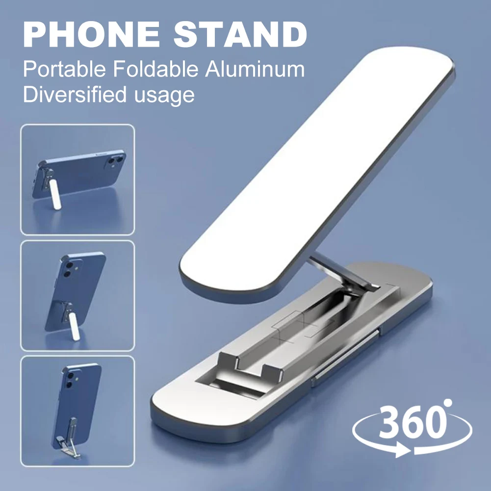 Universal Foldable Desk Phone Holder Mount Stand for Samsung Xiaomi Huawei IPhone 360° Adjustable Smart Phone Aluminum Holder
Universal Foldable Desk Phone Holder Mount Stand for Samsung Xiaomi Huawei IPhone 360° Adjustable Smart Phone Aluminum Holder
