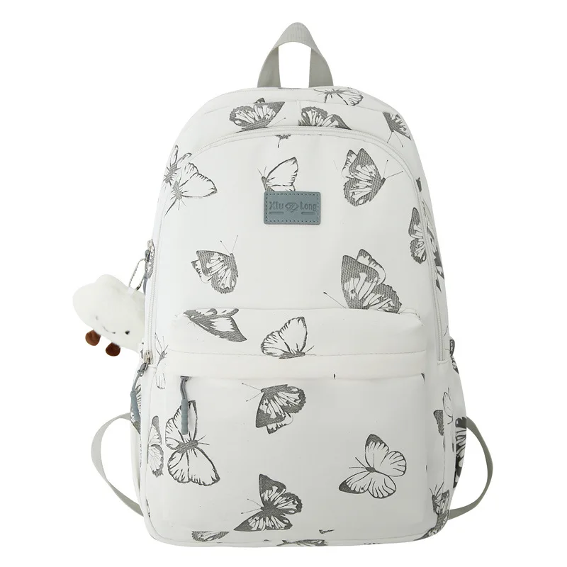 Large Capacity Nylon Kawaii Backpack Girls High School College Student School Bag Butterfly Print Women Fashion Backpack
Large Capacity Nylon Kawaii Backpack Girls High School College Student School Bag Butterfly Print Women Fashion Backpack