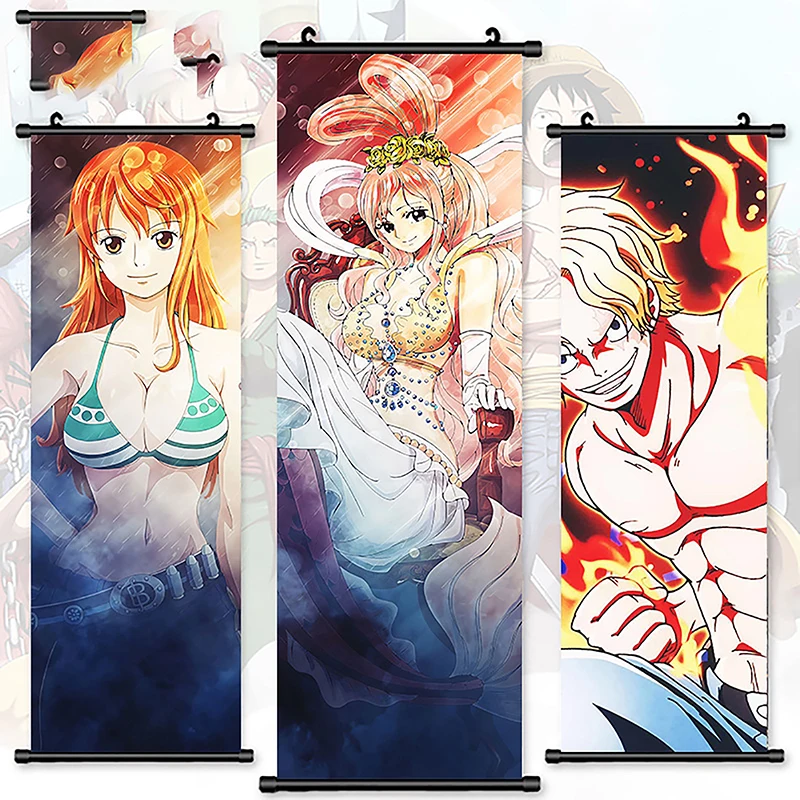 60cm Anime One Piece Figure Canvas Hanging Picture Luffy Nami Robin Roronoa Zoro Hanging Scroll Poster Collectible Pictures
60cm Anime One Piece Figure Canvas Hanging Picture Luffy Nami Robin Roronoa Zoro Hanging Scroll Poster Collectible Pictures