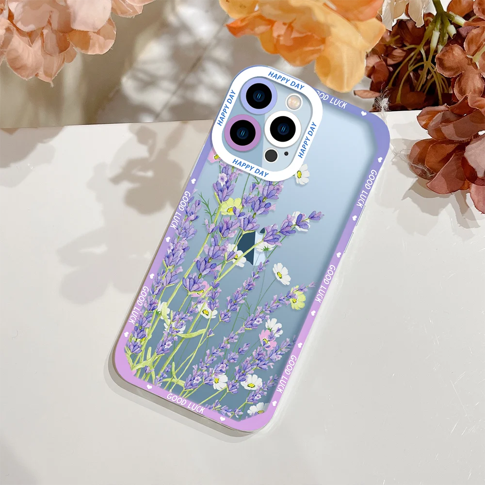 Lavender Flower Case for IPhone 13 11 12 Pro MAX Mini X XS XR SE2020 7 8 Plus Luxury Silicone Bumper Camera Protection Cover
Lavender Flower Case for IPhone 13 11 12 Pro MAX Mini X XS XR SE2020 7 8 Plus Luxury Silicone Bumper Camera Protection Cover