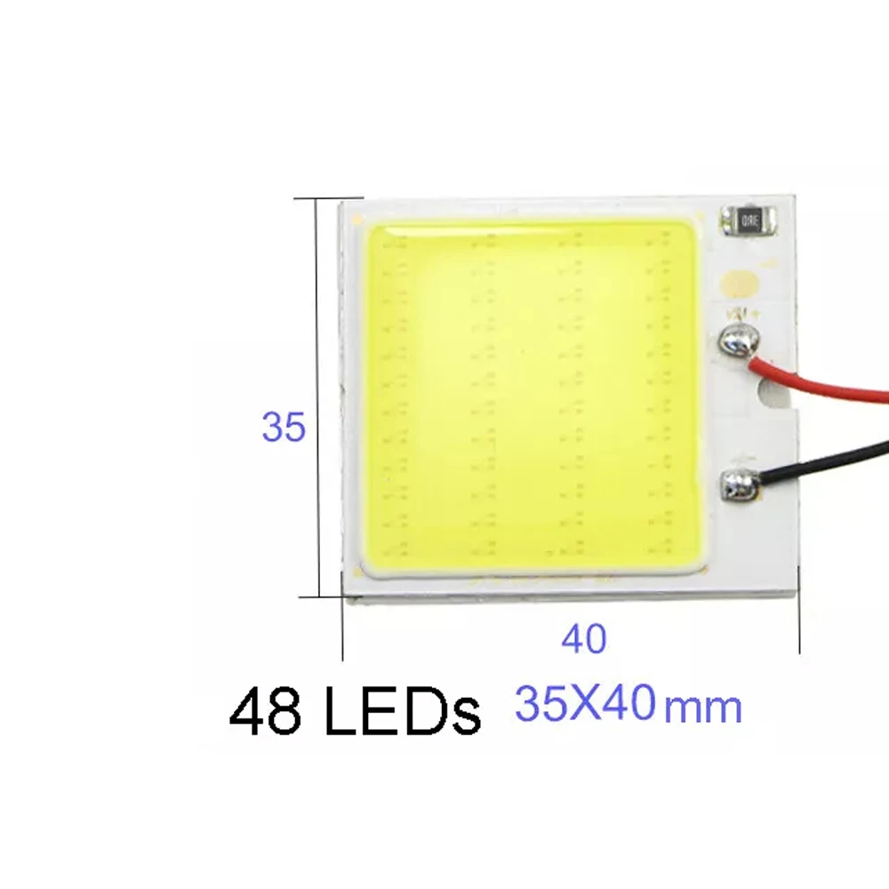 COB светодиодная лампа для авто 16/24/36/48 LED
COB светодиодная лампа для авто 16/24/36/48 LED