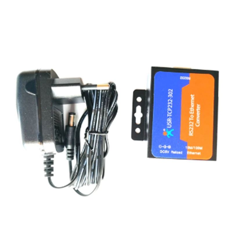 USR-TCP232-302 Serial RS232 To Ethernet TCP/IP Server Module Support DHCP/DNS Black EU Plug
USR-TCP232-302 Serial RS232 To Ethernet TCP/IP Server Module Support DHCP/DNS Black EU Plug
