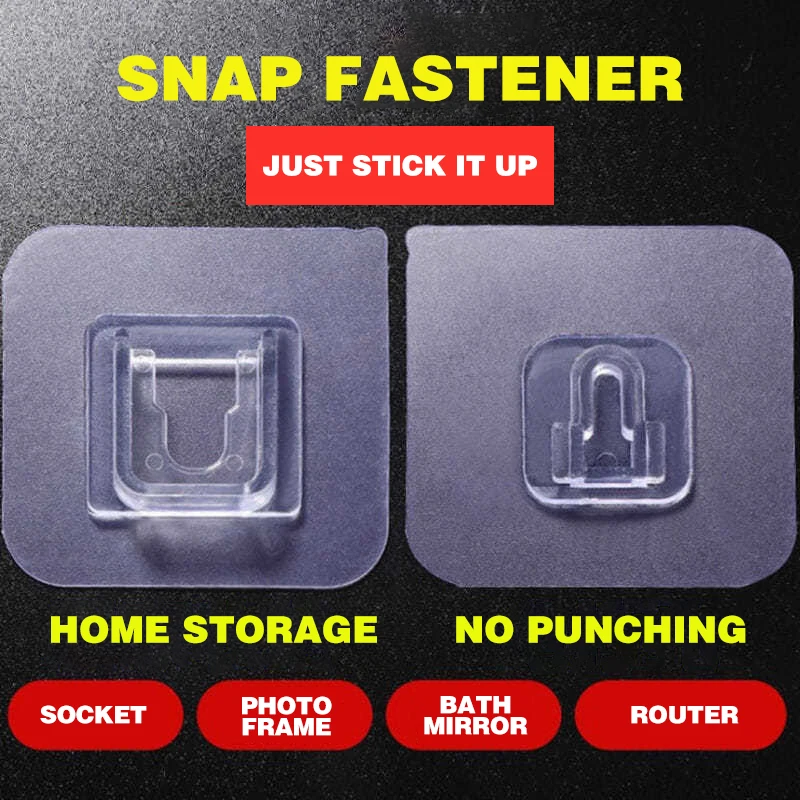 Double-sided Adhesive Powerful Stickiness Suction Cup Easy To Install Space-saving Transparent Durable Transparent Hooks Strong
Double-sided Adhesive Powerful Stickiness Suction Cup Easy To Install Space-saving Transparent Durable Transparent Hooks Strong