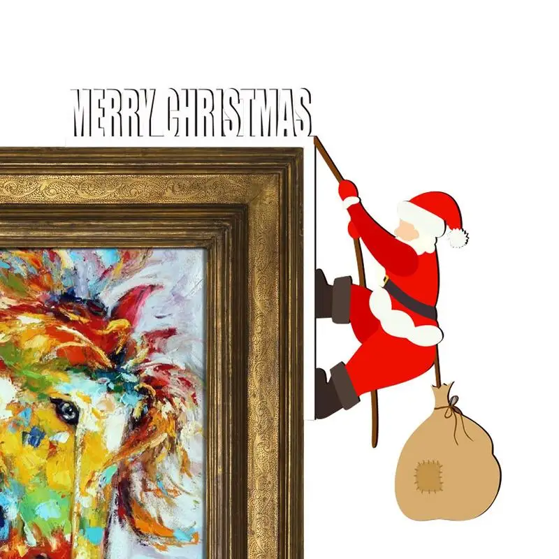 Santa Claus Angel Elk Christmas Door Frame Decoration Wooden Xmas Door Corner Ornament Merry Christmas Decor Home Happy New Year
Santa Claus Angel Elk Christmas Door Frame Decoration Wooden Xmas Door Corner Ornament Merry Christmas Decor Home Happy New Year