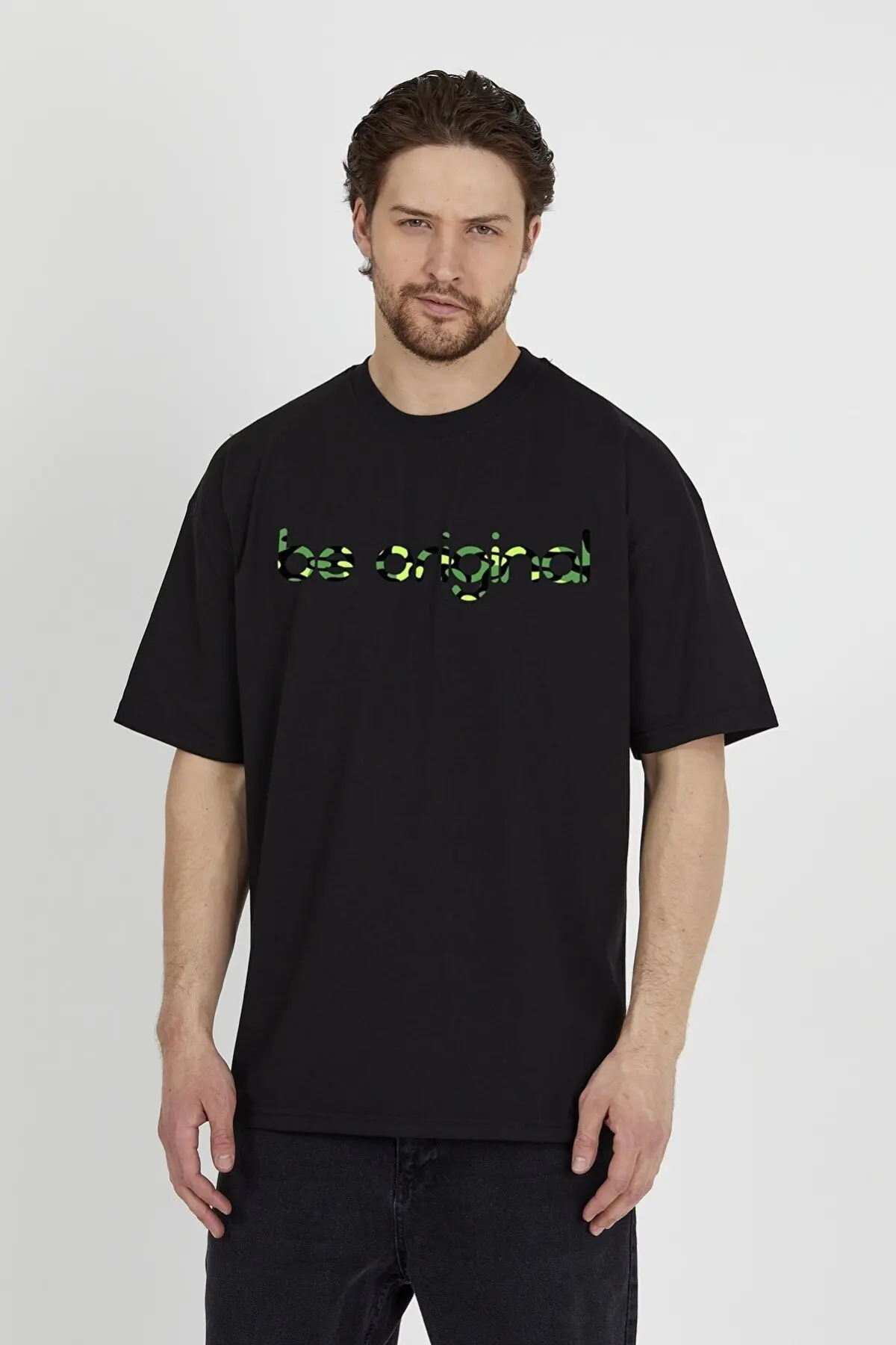 BeOriginal Unisex Oversize 100% Cotton BeOriginal Green Camouflage Patterned T-Shirt
BeOriginal Unisex Oversize 100% Cotton BeOriginal Green Camouflage Patterned T-Shirt