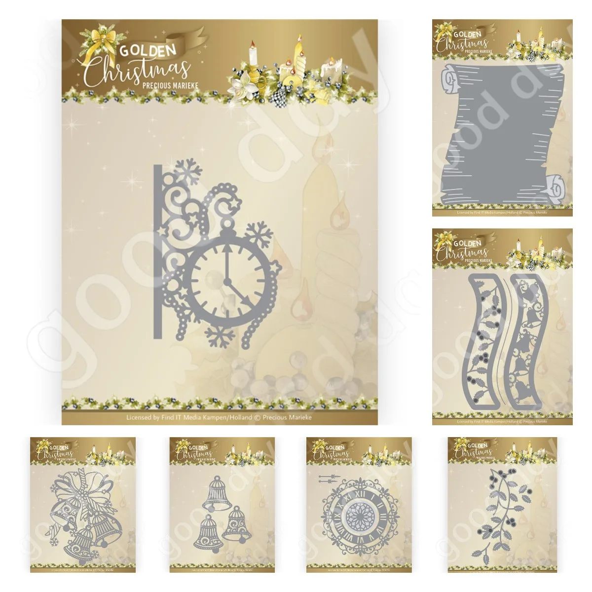 New Arrival Golden Christmas Metal Cutting Dies Scrapbook Diary Decoration Stencil Embossing Template Diy Greeting Card Handmade
New Arrival Golden Christmas Metal Cutting Dies Scrapbook Diary Decoration Stencil Embossing Template Diy Greeting Card Handmade