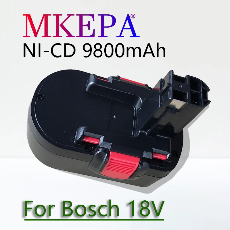 Для аккумуляторной батареи 18 в 9800 мАч BAT025 Ni-CD Power Tools Bateria для Drill GSB 18 VE-2, PSR 18VE, BAT026
Для аккумуляторной батареи 18 в 9800 мАч BAT025 Ni-CD Power Tools Bateria для Drill GSB 18 VE-2, PSR 18VE, BAT026