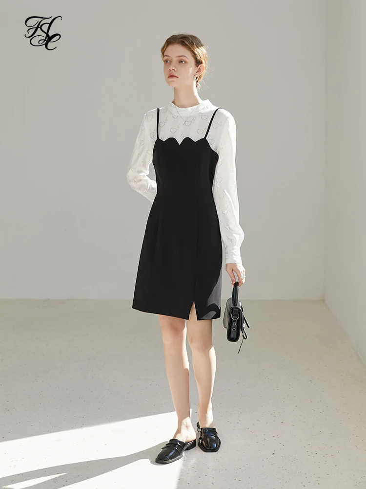 FSLE Full Sleeve O-Neck Office Lady Women Dress Solid Color Casual 2022 Spring New Sweet Love Hollowed Out Women Dress
FSLE Full Sleeve O-Neck Office Lady Women Dress Solid Color Casual 2022 Spring New Sweet Love Hollowed Out Women Dress