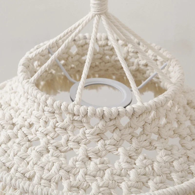 Macrame Lamp Shade Boho Hanging Pendant Light Cover Modern Office Bedroom Living Room Nursery Bohemian Home Decor
Macrame Lamp Shade Boho Hanging Pendant Light Cover Modern Office Bedroom Living Room Nursery Bohemian Home Decor