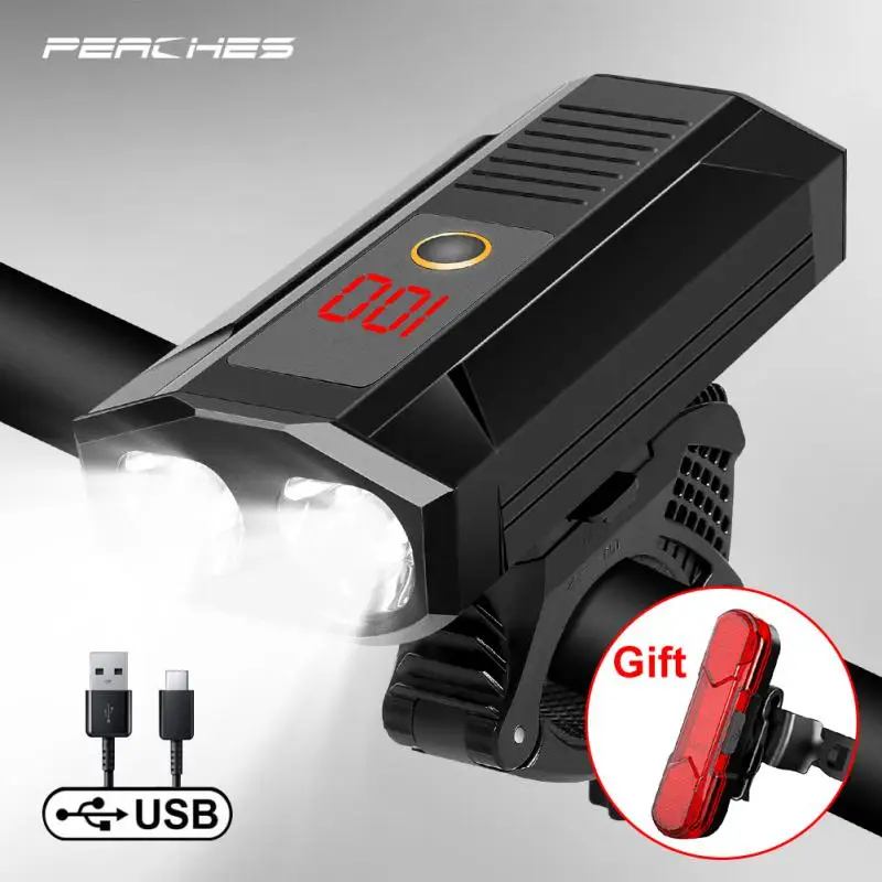 2000 Lumen T6 Bike Front Light Rainproof USB Rechargeable MTB Road Bicycle Lantern Lamp 5200mAh LED Flashlight Cycling Headlight
2000 Lumen T6 Bike Front Light Rainproof USB Rechargeable MTB Road Bicycle Lantern Lamp 5200mAh LED Flashlight Cycling Headlight