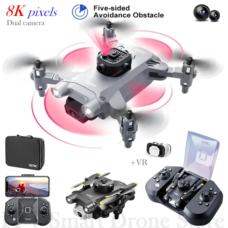 V30 FPV мини-Дрон 4K HD камера Квадрокоптер с пятисторонним препятствием Радиоуправляемый вертолет самолет для детей игрушка Подарки 
V30 FPV мини-Дрон 4K HD камера Квадрокоптер с пятисторонним препятствием Радиоуправляемый вертолет самолет для детей игрушка Подарки