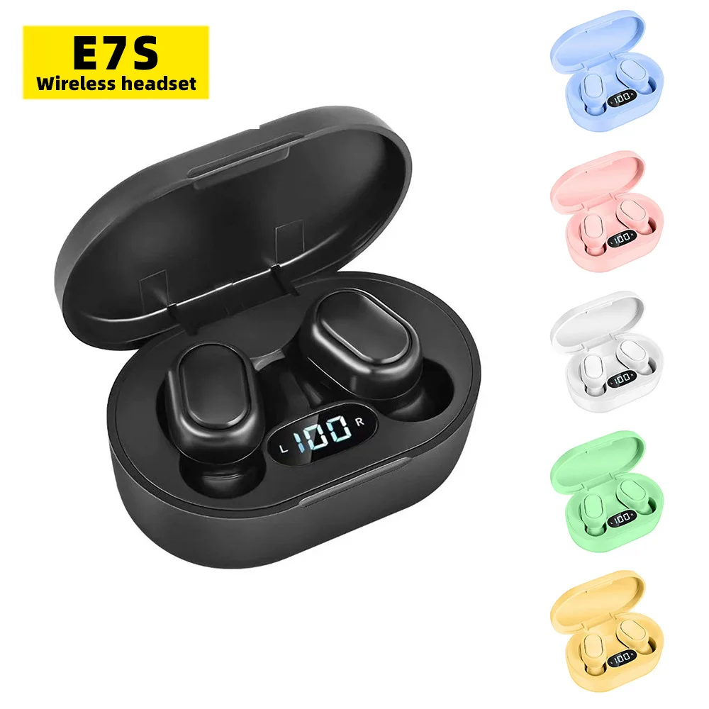 TWS E7S Air Fone Bluetooth Earphones Wireless Headphones for Xiaomi Noise Cancelling Earbuds with Mic Wireless Bluetooth Headset
TWS E7S Air Fone Bluetooth Earphones Wireless Headphones for Xiaomi Noise Cancelling Earbuds with Mic Wireless Bluetooth Headset
