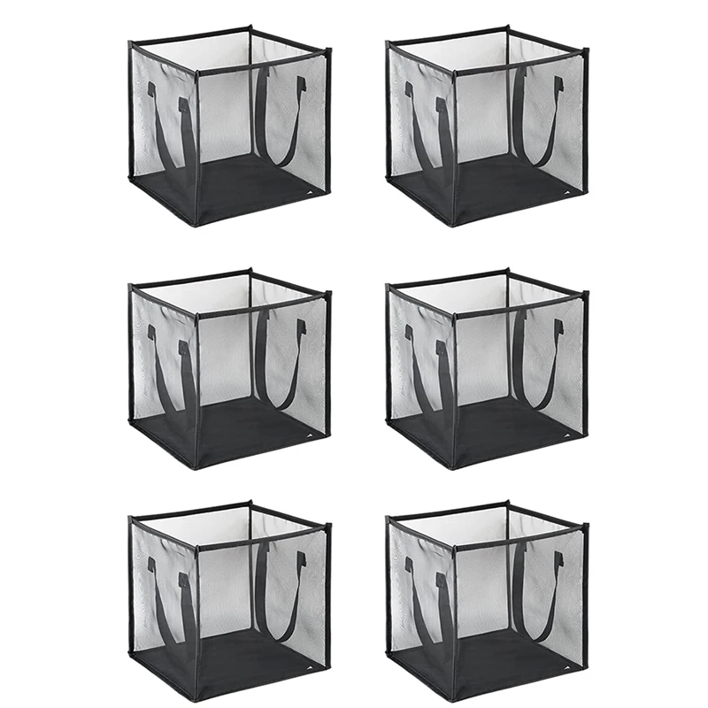 SEWS-6 Pcs Popup Laundry Hamper Small Collapsible Laundry Baskets With Handles, Portable Mesh Laundry Hamper
SEWS-6 Pcs Popup Laundry Hamper Small Collapsible Laundry Baskets With Handles, Portable Mesh Laundry Hamper