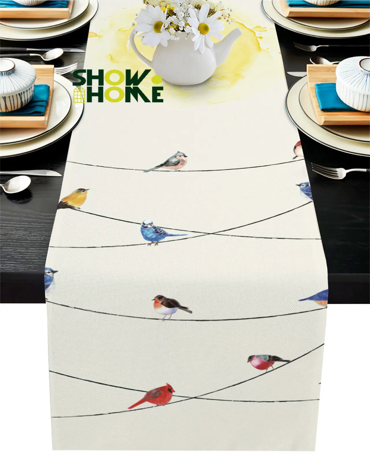 Декоративная скатерть с птицами на проволоке, дорожка для стола с милыми животными, свадебное украшение, Рождественское украшение, праздни...
Декоративная скатерть с птицами на проволоке, дорожка для стола с милыми животными, свадебное украшение, Рождественское украшение, праздни...