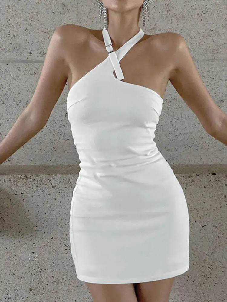 Bodycon Dress for Women's Sexy Halter Summer Mini Dresses Female Clothing Backless Party Robes Solid Elegant Vestido Feminino
Bodycon Dress for Women's Sexy Halter Summer Mini Dresses Female Clothing Backless Party Robes Solid Elegant Vestido Feminino