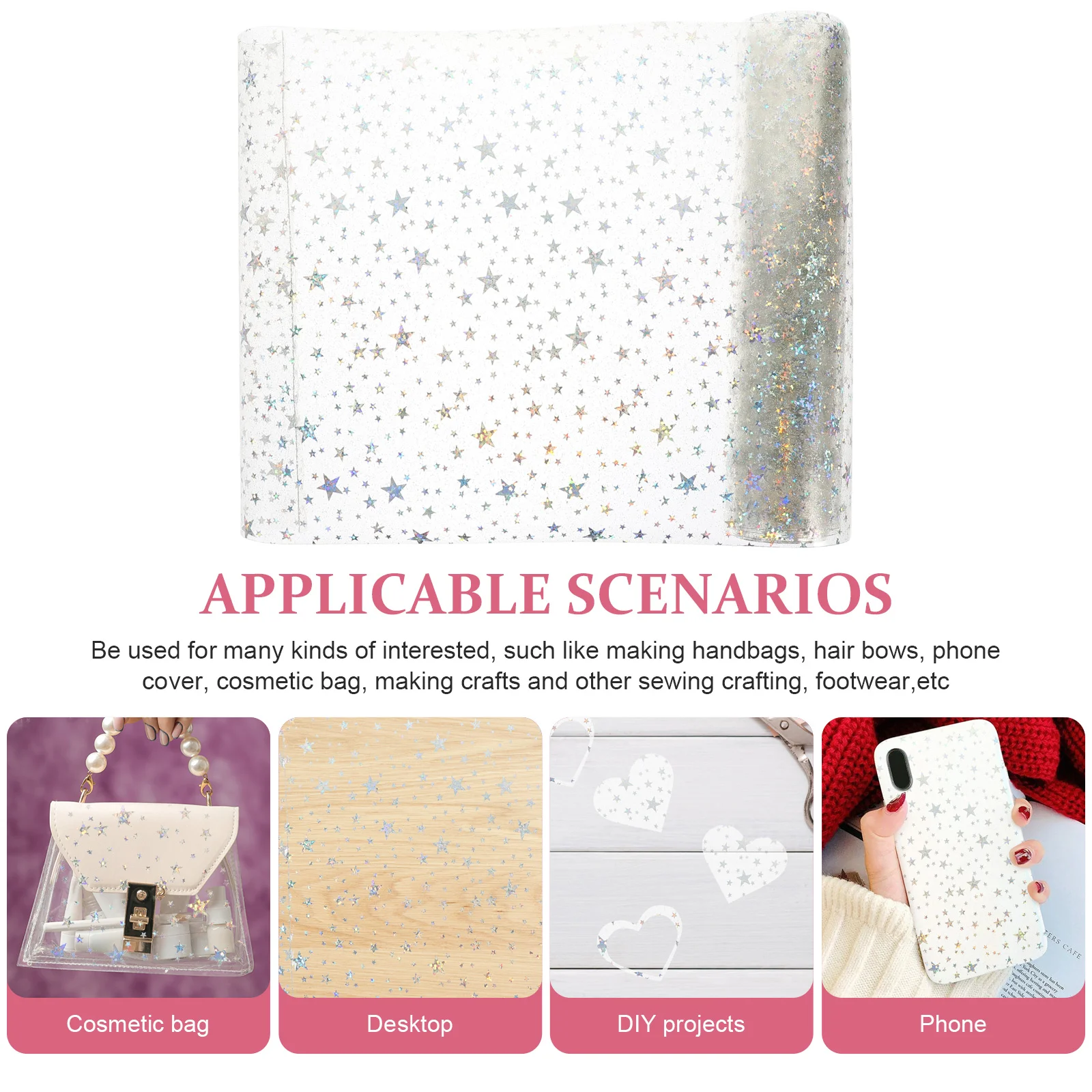 Film Diy Craft Pvc Shoe Decorative Shiny Star Pen Material Making Suitcase Creative Luggage Case
Film Diy Craft Pvc Shoe Decorative Shiny Star Pen Material Making Suitcase Creative Luggage Case
