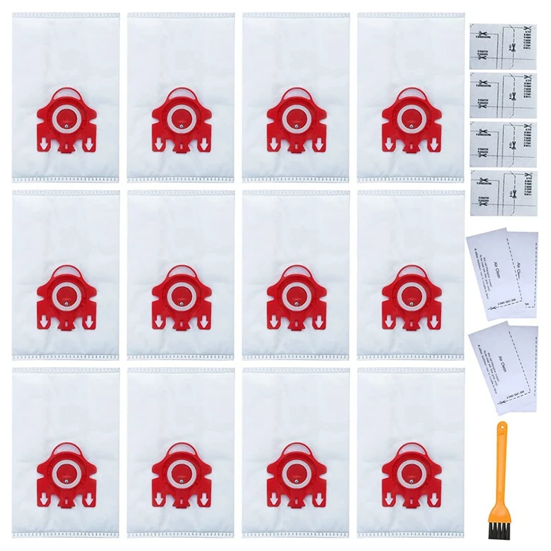 FJM Vacuum Bags 12 Pack For Miele FJM Bags Airclean 3D Efficiency Vacuum Cleaner, Include 4 Pair Motor Filters
FJM Vacuum Bags 12 Pack For Miele FJM Bags Airclean 3D Efficiency Vacuum Cleaner, Include 4 Pair Motor Filters