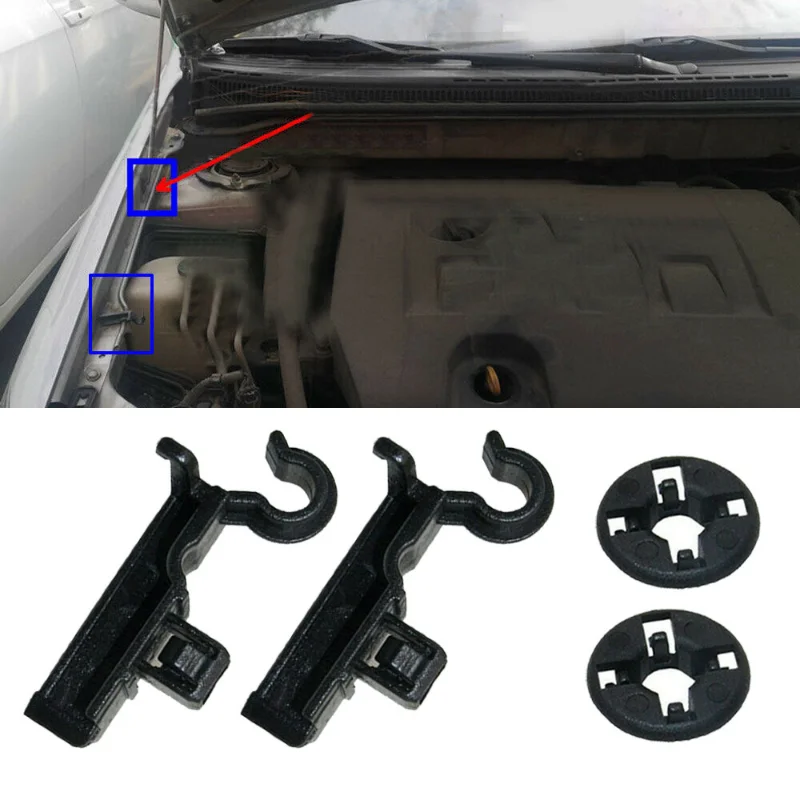 Car Hood Prop Rod Clips Grommet Auto Front Hood Support Rod Snaps Fastener Clips Plastic Replacement Car Accessories for Toyota
Car Hood Prop Rod Clips Grommet Auto Front Hood Support Rod Snaps Fastener Clips Plastic Replacement Car Accessories for Toyota