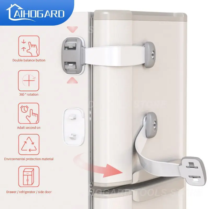 

1~10PCS Child Baby Safety ABS Plastic Child Lock Infant Security Door Stopper Castle Drawer Cabinet Toilet Refrigerator Safety