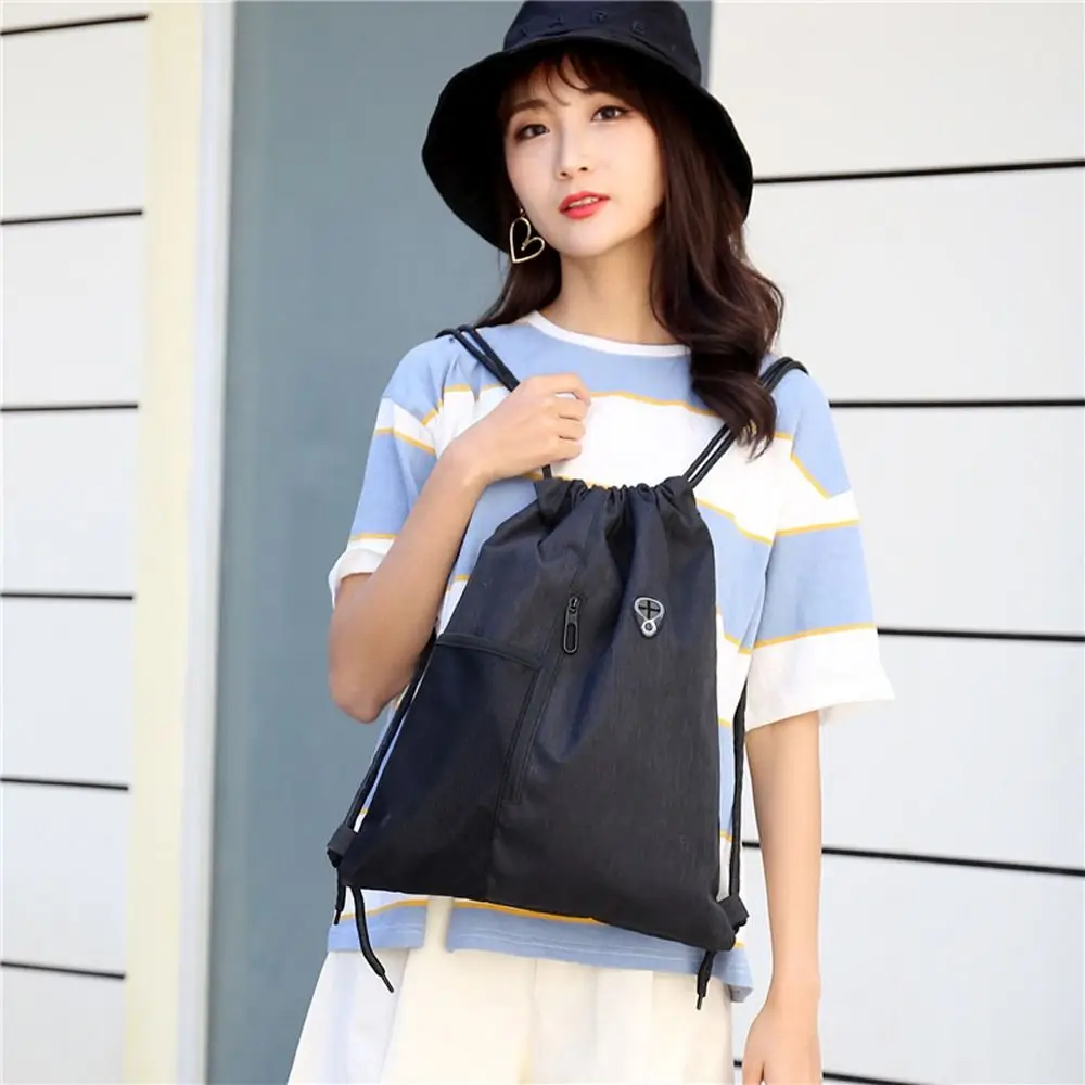 Sports Cosmetic Bag Gym Nylon Beach Bag Storage Bag Patchwork Women Shoulder Bag Men Drawstring Backpack Ins Handbag
Sports Cosmetic Bag Gym Nylon Beach Bag Storage Bag Patchwork Women Shoulder Bag Men Drawstring Backpack Ins Handbag