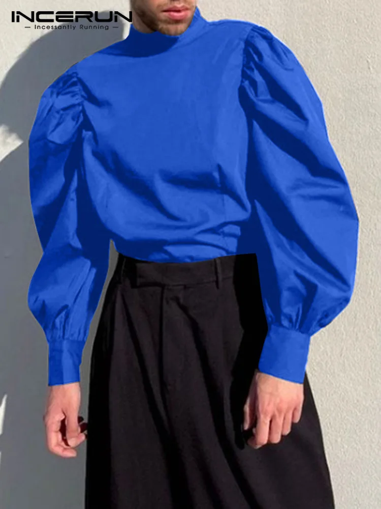 Fashion Casual Style New Men Long Sleeve Retro Baggy T-Shirt Clubwear Solid Color Comeforable All-match Simple Tops 2022 INCERUN
Fashion Casual Style New Men Long Sleeve Retro Baggy T-Shirt Clubwear Solid Color Comeforable All-match Simple Tops 2022 INCERUN