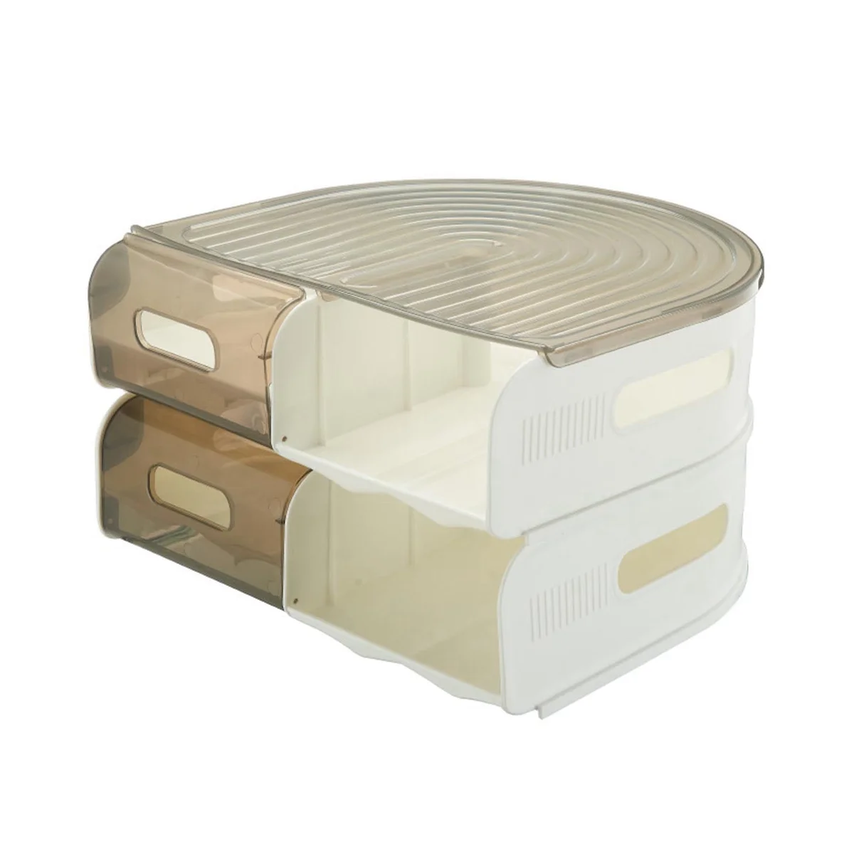 U-Shaped Rolling Egg Storage Box Refrigerator Egg Finishing Equipment Capacity Egg Tray Kitchen Accessories 
U-Shaped Rolling Egg Storage Box Refrigerator Egg Finishing Equipment Capacity Egg Tray Kitchen Accessories