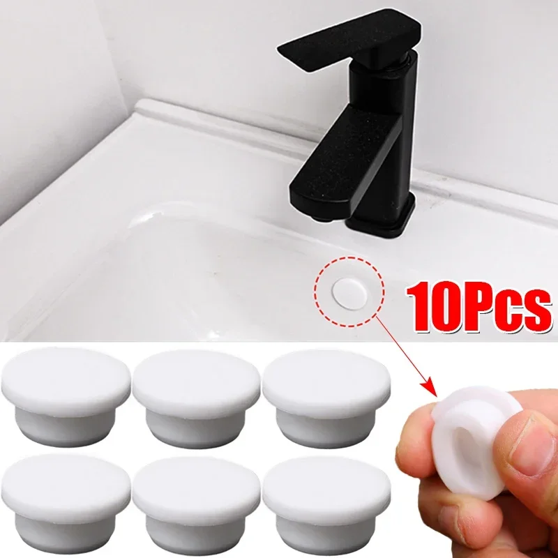 10/1Pcs Silicone Sink Overflow Cover Rubber Wash Basin Trim Round Plug Bathroom Drain Cap Remplacement Overflow Hole Ring Covers
10/1Pcs Silicone Sink Overflow Cover Rubber Wash Basin Trim Round Plug Bathroom Drain Cap Remplacement Overflow Hole Ring Covers