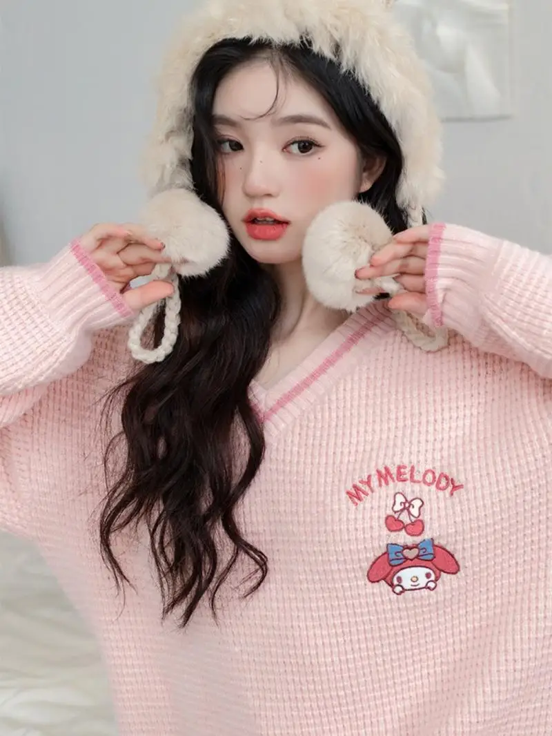 Милая плюшевая рубашка Sanrio Mymelody Kuromi Cinnamoroll с воротником в морском стиле, милая вязаная рубашка, мягкий свитер, пальто, аниме, плюшевый подаро...
Милая плюшевая рубашка Sanrio Mymelody Kuromi Cinnamoroll с воротником в морском стиле, милая вязаная рубашка, мягкий свитер, пальто, аниме, плюшевый подаро...