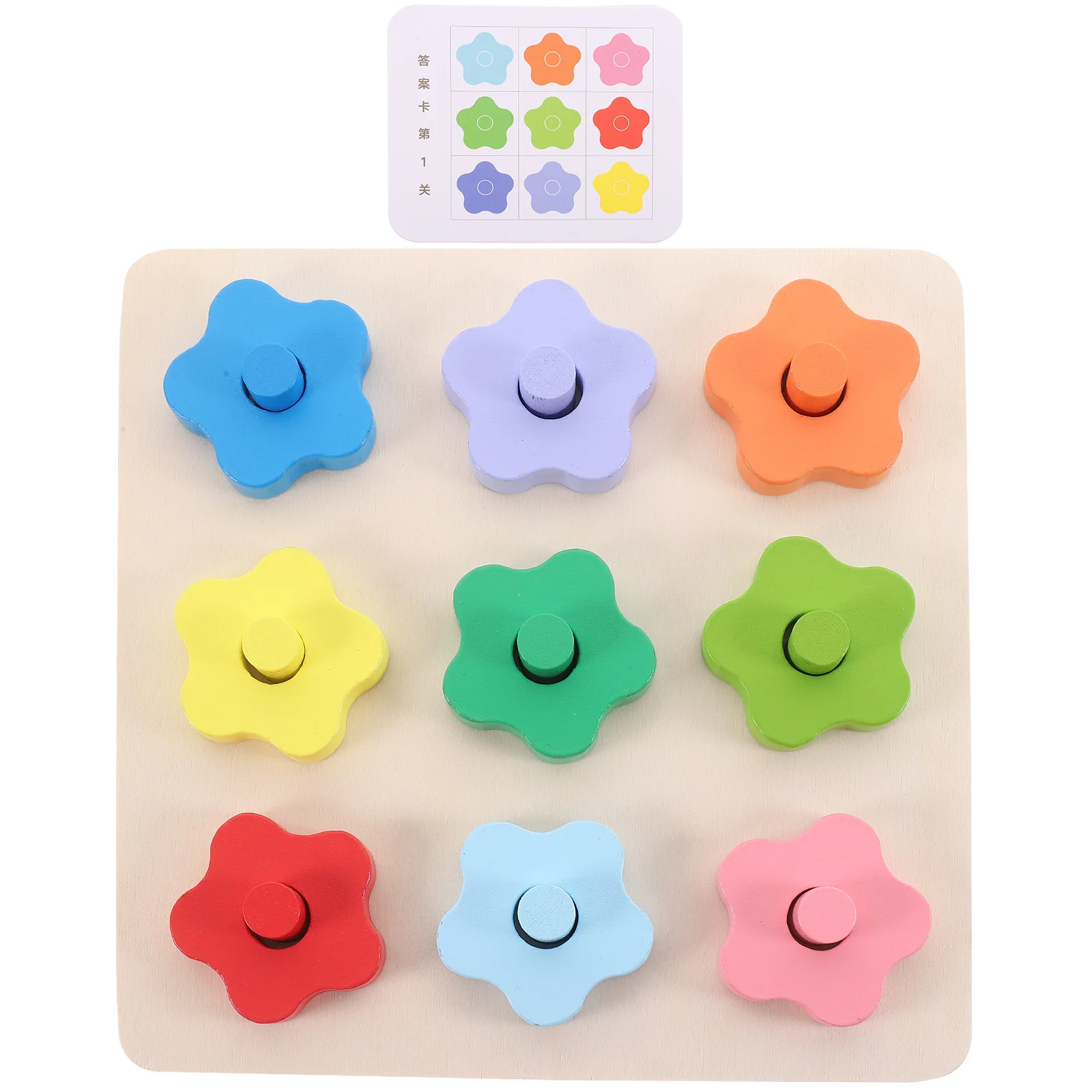 Wooden Flower Pairing Toy Wooden Matching Toy Thinking Tracking Toy Classification Color Toy
Wooden Flower Pairing Toy Wooden Matching Toy Thinking Tracking Toy Classification Color Toy